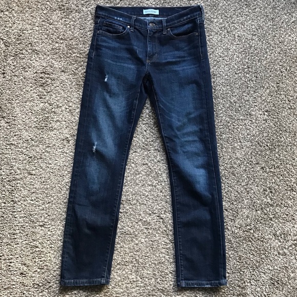 Banana Republic Straight Leg Jeans (Size 28P) - Picture 1 of 16